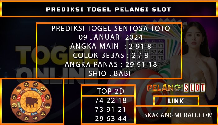 PREDIKSI TOGEL SENTOSATOTO 09/JANUARI/2024