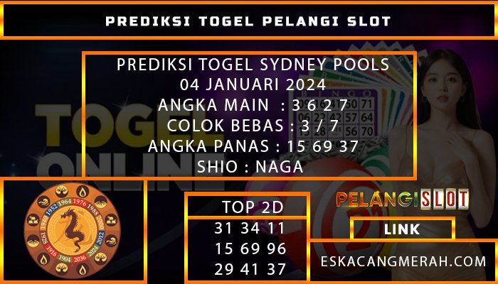 PREDIKSI TOGEL SYDNEY 04/JANUARI/2024