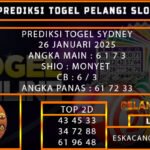 PREDIKSI TOGEL SYDNEY 26/JANUARI/2025