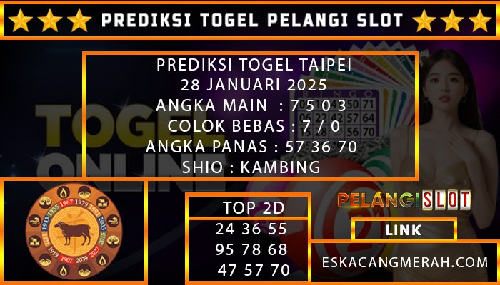 PREDIKSI TOGEL TAIPEI 28/JANUARI/2025