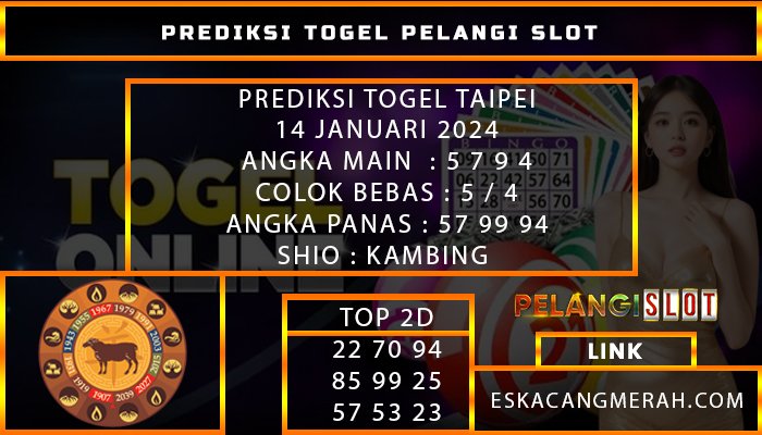 PREDIKSI TOGEL TAIPEI 14/JANUARI/2024