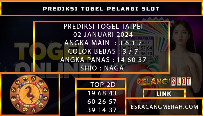 PREDIKSI TOGEL TAIPEI 02/JANUARI/2024