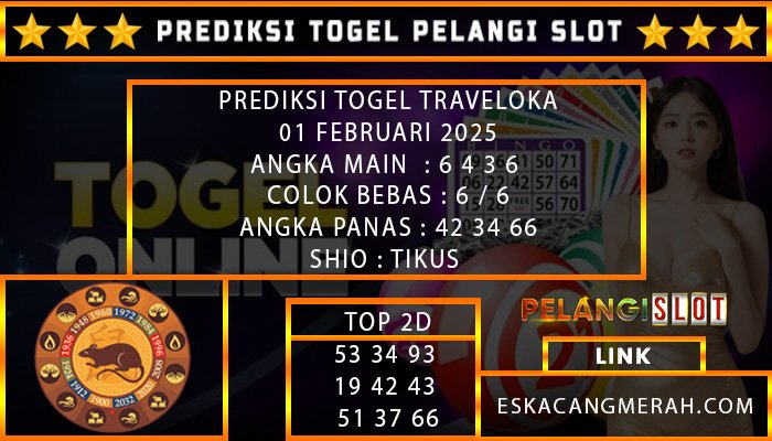 PREDIKSI TOGELTRAVELOKA 01/FEBRUARI/2025