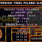 PREDIKSI TOGEL FINLANDIA 25/JANUARI/2025