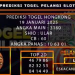 PREDIKSI TOGEL HONGKONG 19/JANUARI/2025
