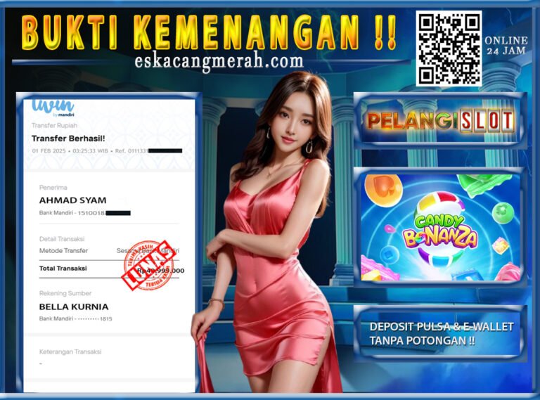 BUKTI JACKPOT PRAGMATIC 01/FEBRUARI/2025
