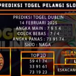 PREDIKSI TOGEL DUBLIN 14/FEBRUARI/2025