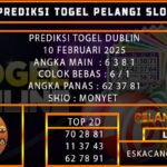 PREDIKSI TOGEL DUBLIN 10/FEBRUARI/2025