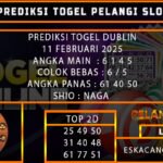 PREDIKSI TOGEL DUBLIN 11/FEBRUARI/2025