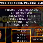 PREDIKSI TOGEL FINLANDIA 03/FEBRUARI/2025