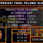 PREDIKSI TOGEL FINLANDIA 04/FEBRUARI/2025