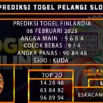 PREDIKSI TOGEL FINLANDIA 08/FEBRUARI/2025