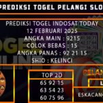 PREDIKSI TOGEL INDOSAT 12/FEBRUARI/2025