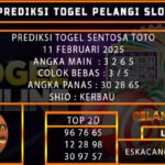 PREDIKSI TOGEL SENTOSATOTO 11/FEBRUARI/2025