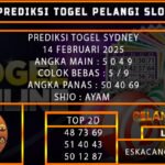 PREDIKSI TOGEL SYDNEY 14/FEBRUARI/2025