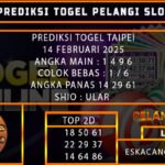 PREDIKSI TOGEL TAIPE 14/FEBRUARI/2025