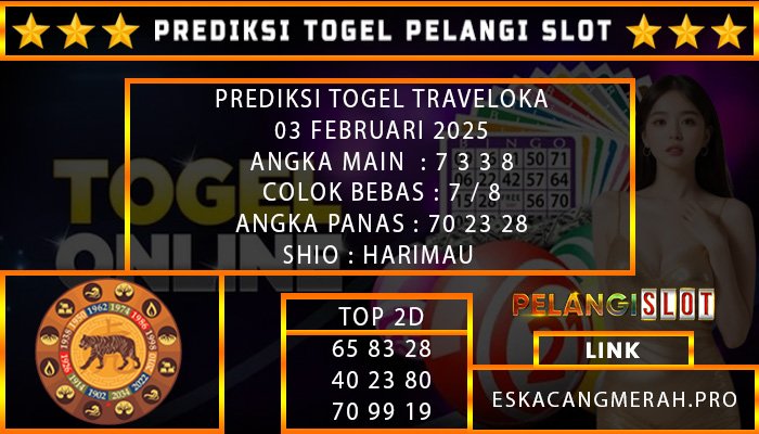 PREDIKSI TOGELTRAVELOKA 03/FEBRUARI/2025