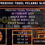 PREDIKSI TOGEL TRAVELOKA 09/FEBRUARI/2025