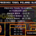 PREDIKSI TOGEL TELKOMSEL 04/FEBRUARI/2025