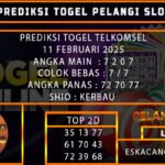 PREDIKSI TOGEL TELKOMSEL 11/FEBRUARI/2025