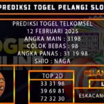PREDIKSI TOGEL TELKOMSEL 12/FEBRUARI/2025