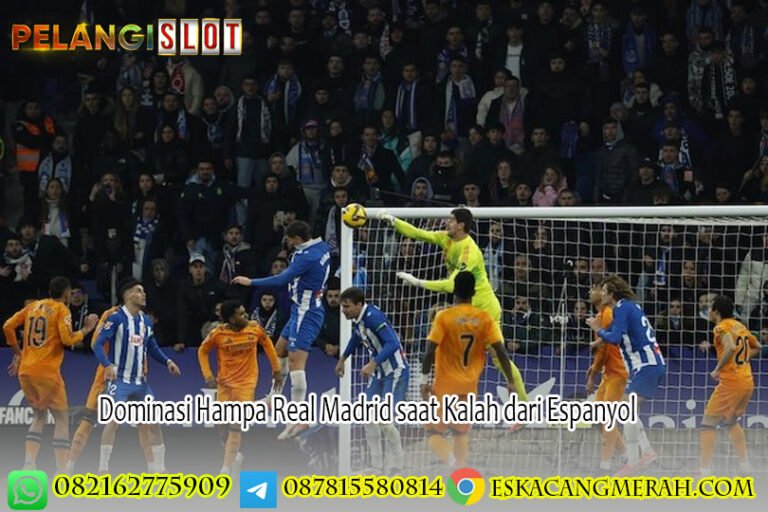Dominasi Hampa Real Madrid saat Kalah dari Espanyol