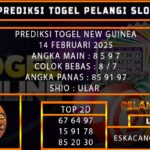 PREDIKSI TOGEL NEW GUINEA 14/FEBRUARI/2025