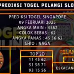 PREDIKSI TOGEL SINGAPORE 09/FEBRUARI/2025