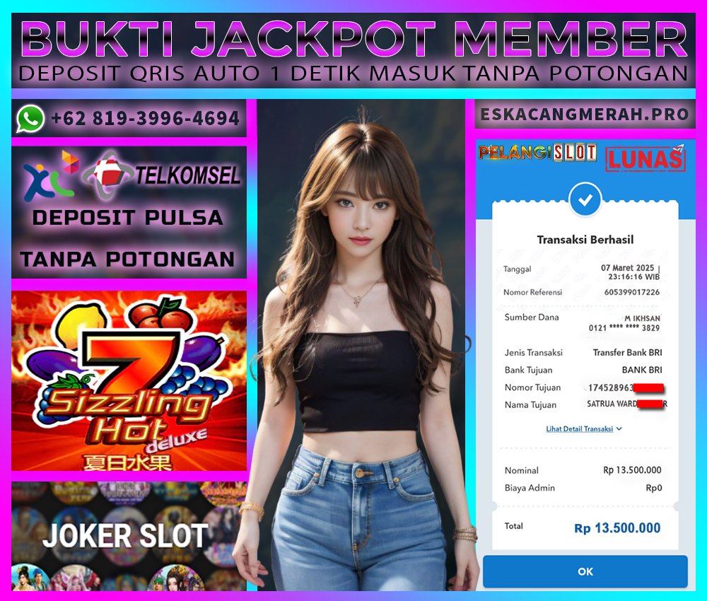 BUKTI JACKPOT JOKERSLOT 07/MARET/2025