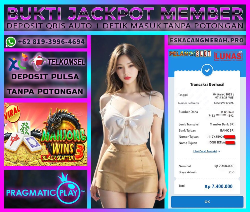 BUKTI JACKPOT PRAGMATIC 04/MARET/2025