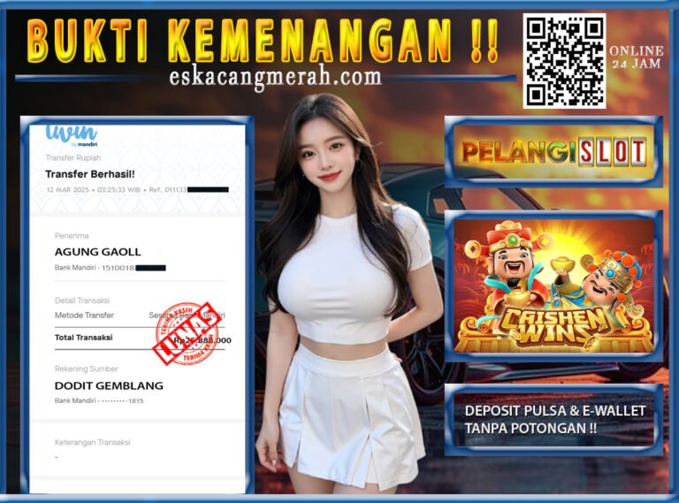 BUKTI JACKPOT PRAGMATIC SLOT 12/MARET/2025
