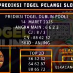 PREDIKSI TOGEL DUBLIN 14/MARET/2025