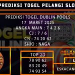 PREDIKSI TOGEL DUBLIN 17/MARET/2025