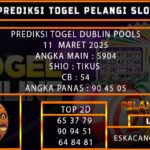 PREDIKSI TOGEL DUBLIN 11/MARET/2025