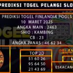 PREDIKSI TOGEL FINLANDIA 10/MARET/2025