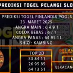 PREDIKSI TOGEL FINLANDIA 23/MARET/2025