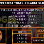 PREDIKSI TOGEL FINLANDIA 25/MARET/2025