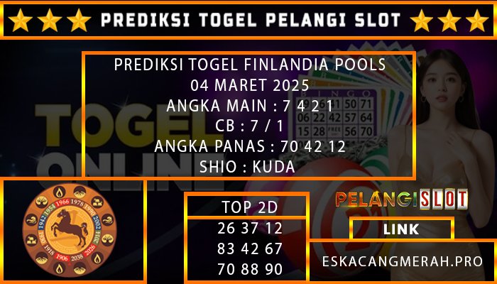 PREDIKSI TOGEL FINLANDIA 04/MARET/2025