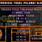 PREDIKSI TOGEL FINLANDIA 31/MARET/2025
