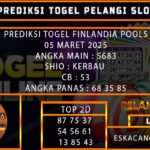 PREDIKSI TOGEL FINLANDIA 05/MARET/2025