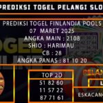 PREDIKSI TOGEL FINLANDIA 07/MARET/2025