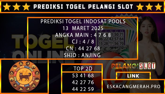 PREDIKSI TOGEL INDOSAT 13/MARET/2025