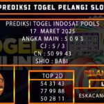 PREDIKSI TOGEL INDOSAT 17/MARET/2025