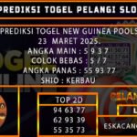 PREDIKSI TOGEL NEWGUINEA 23/MARET/2025