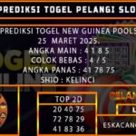 PREDIKSI TOGEL NEWGUINEA 25/MARET/2025