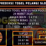 PREDIKSI TOGEL NEWGUINEA 29/MARET/2025