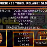 PREDIKSI TOGEL NEWGUINEA 07/MARET/2025