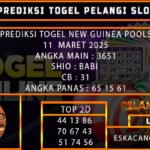PREDIKSI TOGEL NEWGUINEA 11/MARET/2025