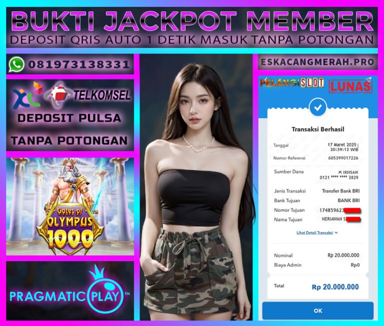 BUKTI JACKPOTPRAGMATIC 17/MARET/2025
