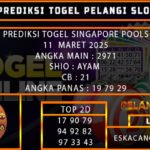 PREDIKSI TOGEL SINGAPORE 11/MARET/2025